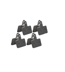 4 Adet Bisiklet Hidrolik Mekanik Disk Kaliper Fren Balatası Shimano Model organıc  Balata (Gri)