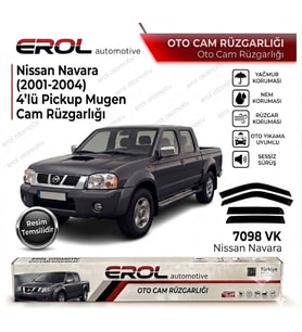 NİSSAN NAVARA (2001-2004) 4'LÜ CAM RÜZGARLIĞI