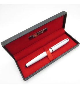 Signator® T463 Beyaz Krom Roller Kalem  İsme Özel Kalem  Hediyelik Kalem (Karışık)
