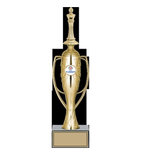 ODAK KUPA - Figürlü Kupalar - Satranç Figürlü Kupalar FG-025 A - 34 cm