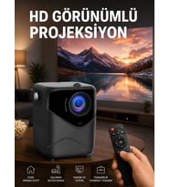 Northcity 1080 HD Taşınabilir Projeksiyon Cihazı - 64GB Depolama & 2GB RAM