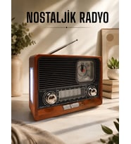 Nostaljik Radyo Usb,Aux Sd Kart Girişli Bağlantılı