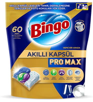 Bingo Akıllı Kapsül Pro Max Bulaşık Makinesi Deterjanı Tableti 60 Adet Limon Kokulu