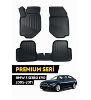 BMW 3 Serisi E90 2005–2011 3D Havuzlu Oto Paspas