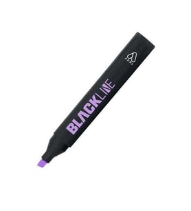 Blackline Fosforlu Kalem - Mor
