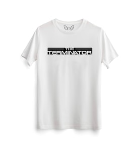 Terminatör Beyaz Tshirt