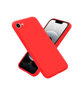 iPhone 16E Kılıf Nano içi Kadife Silikon - Kırmızı