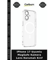 iPhone 17 Uyumlu MagSafe Kamera Lens Korumalı Kılıf Koruma Kapağı Telefon Aksesuar Arka Kapak