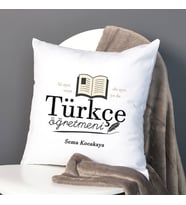 Kişiye Özel Türkçe Öğretmenlerine Özel Hediye Yastık