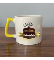 Kabe Baskılı Sarı Kulplu D Kupa