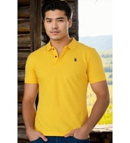 T8561 DEWBERRY ERKEK TSHIRT-AÇIK SARI