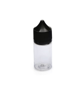 30ml plastik şeffaf gorilla şişe siyah kapak şişe, 12 adet, plastik şişe, likit şişesi, iğne uçlu şişe, sıkıma uygun yumuşak şişe, şeffaf şişe