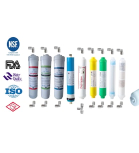 Aquafly 12" Inline 9 FİLTRE 12 AŞAMA Su Arıtma Filtresi Kapalı Kasa Cihaz Uyumlu