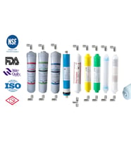 Aquafly 12" Inline 9 FİLTRE 12 AŞAMA Su Arıtma Filtresi Kapalı Kasa Cihaz Uyumlu
