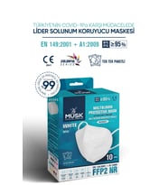 Musk Ffp2 Maske - 10 Adet