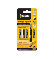 SGS DEKUPAJ AĞZI AHŞAP T111C 5 li Set SGS2701