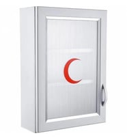Ecza Dolabı Kapaklı PVC İlk Yardım Dolabı 50x35x16 CM 159