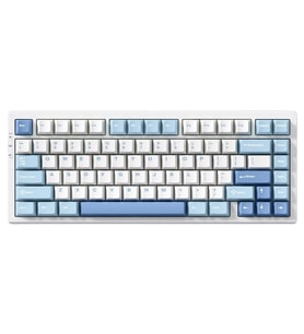MCHOSE G75 Pro Blue %75 Cabbage Tofu Switch Hotswap RGB Kablosuz İngilizce Mekanik Gaming Klavye (G75-4A)