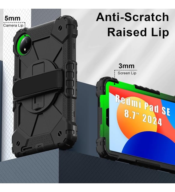 Xiaomi Redmi Pad SE 8.7inç Kılıf Defender Askılı Pars Case Fuji