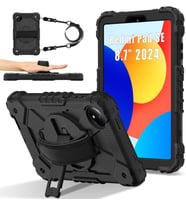 Xiaomi Redmi Pad SE 8.7inç Kılıf Defender Askılı Pars Case Fuji (Siyah)