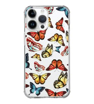 PrintiFy Apple iPhone 14 Pro Uyumlu Water Color 2 Baskılı Şeffaf Köşe Korumalı Antişok Kılıf