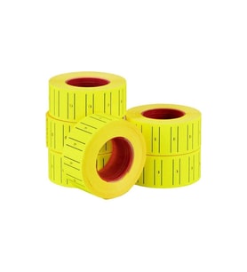 Sarı Fiyat Etiketi - 12x21 mm - Rulo