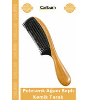 #Tarak Doğal Antistatik El İşçiliği Ergonomik Masaj Etkili Sağlıklı Pelesenk Ağacı Saplı Kemik Tarak