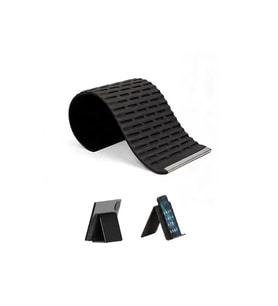 Silikon Alüminyum Telefon Standı Katlanabilir Çok Fonksiyonlu Esnek Kolay Taşınabilir Cep Telefonu Tablet Laptop Standı