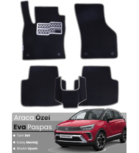 OPEL CROSSLAND (2020-2025) Uyumlu EVA Paspas Tam Set–Araca Özel,Kolay Montaj,Oto Paspas