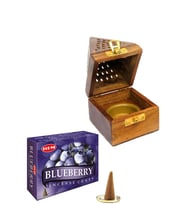 Konik Tütsü Yakma Kutusu Blueberry Cones