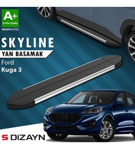 S-Dizayn Ford Kuga 3 Skyline Krom Yan Basamak 183 Cm 2020 Üzeri A+ Kalite