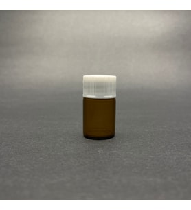 2 ml Beyaz Kapaklı Kahverengi Cam Şişe , 2 cc Kapaklı Cam Şişe x 24 Adet