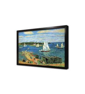 Tugboat And Lighter Çerçeveli Mdf Tablo