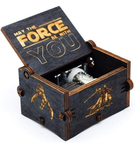 Star Wars Ahşap Çevirmeli Müzik Kutusu