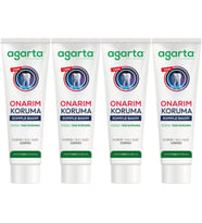 Agarta Doğal Tam koruma Diş Macunu 90 ML Onarım & Koruma (4 Lü Set)