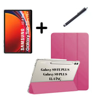 Samsung Galaxy Tab S9 FE Plus/S10 Plus/S9 Plus Kılıf SET PU Deri Smart Tablet Ki