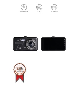 Torima TA-04 Siyah 1080p Araç içi Lcd Dokunmatik Ekranlı Gece Görüşlü Ön ve Arka Araç Kamerası