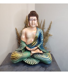 Oturan Buda ( Buddha ) Polyester Dekoratif Obje