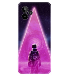General Mobile GM 24 Pro Kılıf Resimli Desenli Silikon Platinium Series Astro Purple2 1907