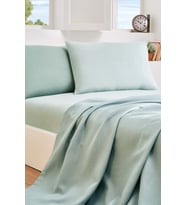 Özdilek Rf -Colourist Çağla Nil- Lastikli Çarşaflı Tek Kişilik Pike Takımı