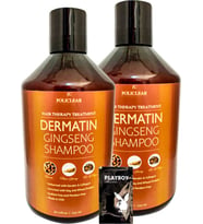 Policlear Dermatin Shampoo Ginsengli Özel Bakım Şampuanı 500 ml x 2 adet + Jel