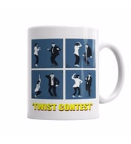 Pulp Fiction Twist Contest Concurso Danca Mia E Vicent 2 Kupa Bardak Porselen