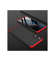 Huawei Honor 20 Uyumlu Kılıf Zore Ays Kapak (Siyah-Kırmızı)