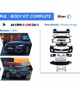 Audı A6 C8 S-Lıne 19-24 (19-24 Arası A6 Sedan Tampon Seti Komple 4K0807065 WISCO