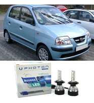Hyundai Atos Led Xenon Uzun + Kısa Far Ampulü H4 Access Yeni Seri Beyaz