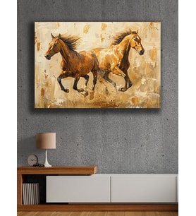 Koç stüdyo Modern tasarım kanvas tablo 50x70 (Çok Renkli)