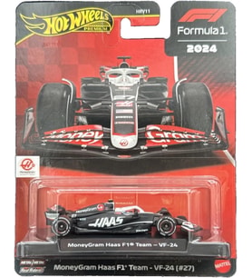 Hot Wheels Formula 1 Model Araba Moneygram Haas Vf-24 Nico Hulkenberg 27 - Cast Ölçek 1:64 - Uzunluk (Çok Renkli)