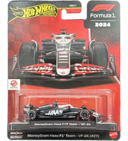 Hot Wheels Formula 1 Model Araba Moneygram Haas Vf-24 Nico Hulkenberg 27 - Cast Ölçek 1:64 - Uzunluk (Çok Renkli)