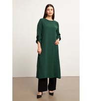 Afra Tunik Pantolon Takım - Zümrüt (YeşilCilt)
