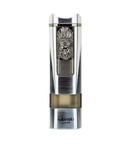 Lubinski Lion Sehpalı Delicili Tek Torch Puro Çakmağı Silver LB-148